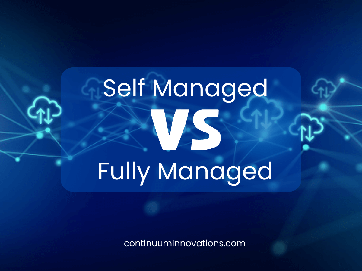 AWS fully managed vs self managed