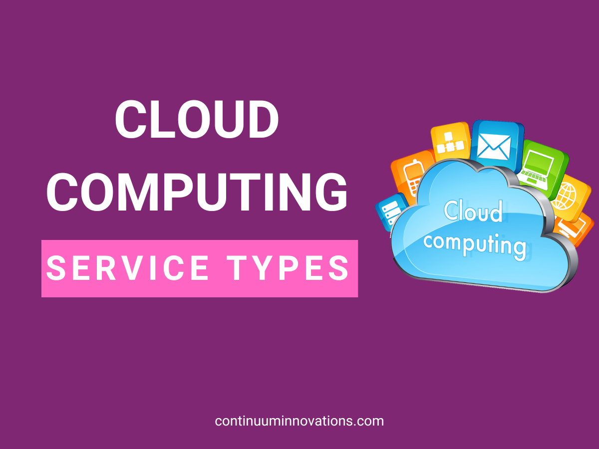 Cloud computing service types