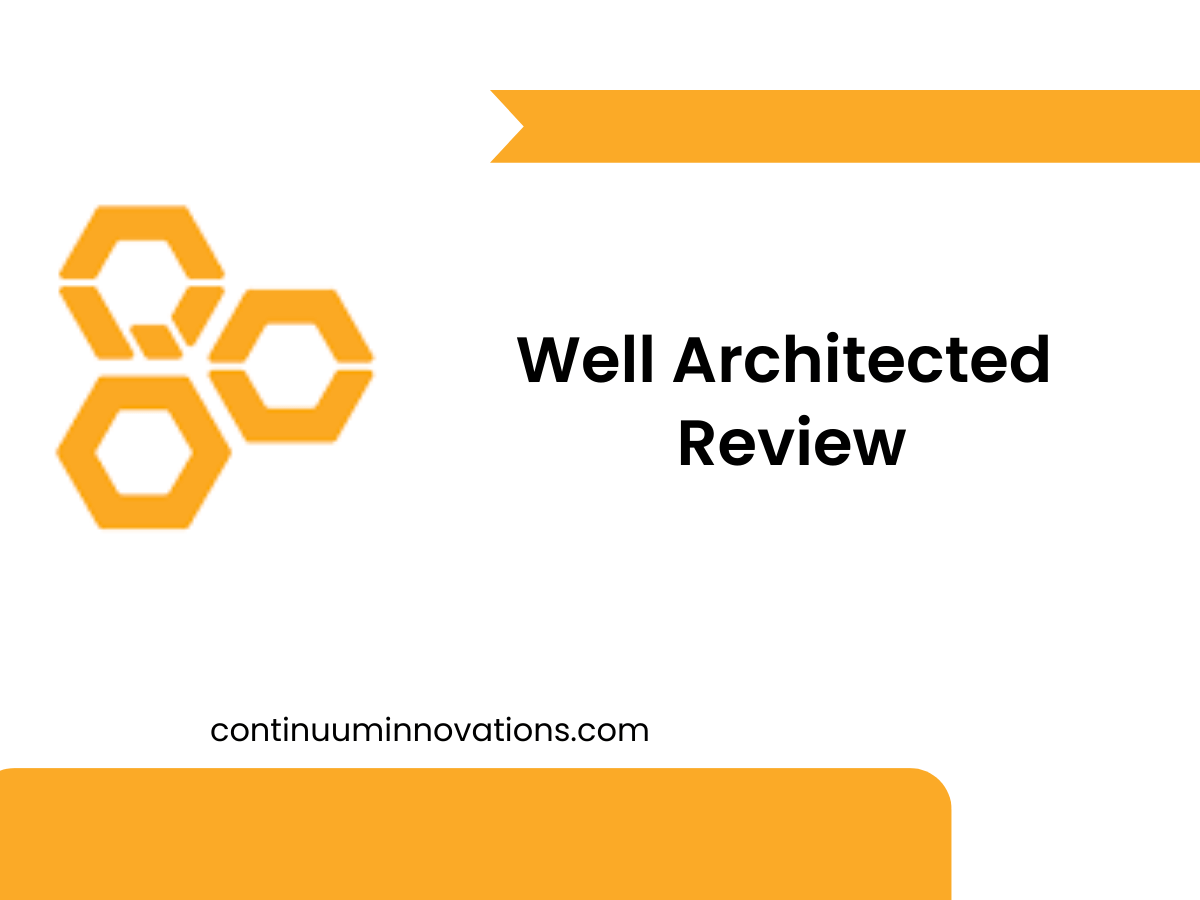 AWS well architecture review